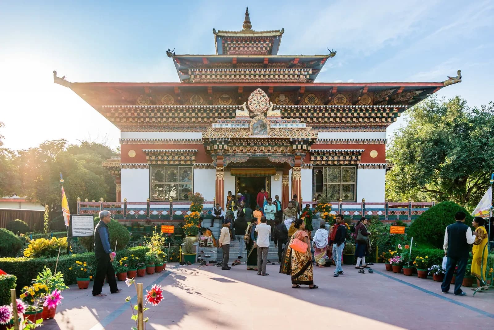 The Tibetan Tergar Monastery, Bodh Gaya