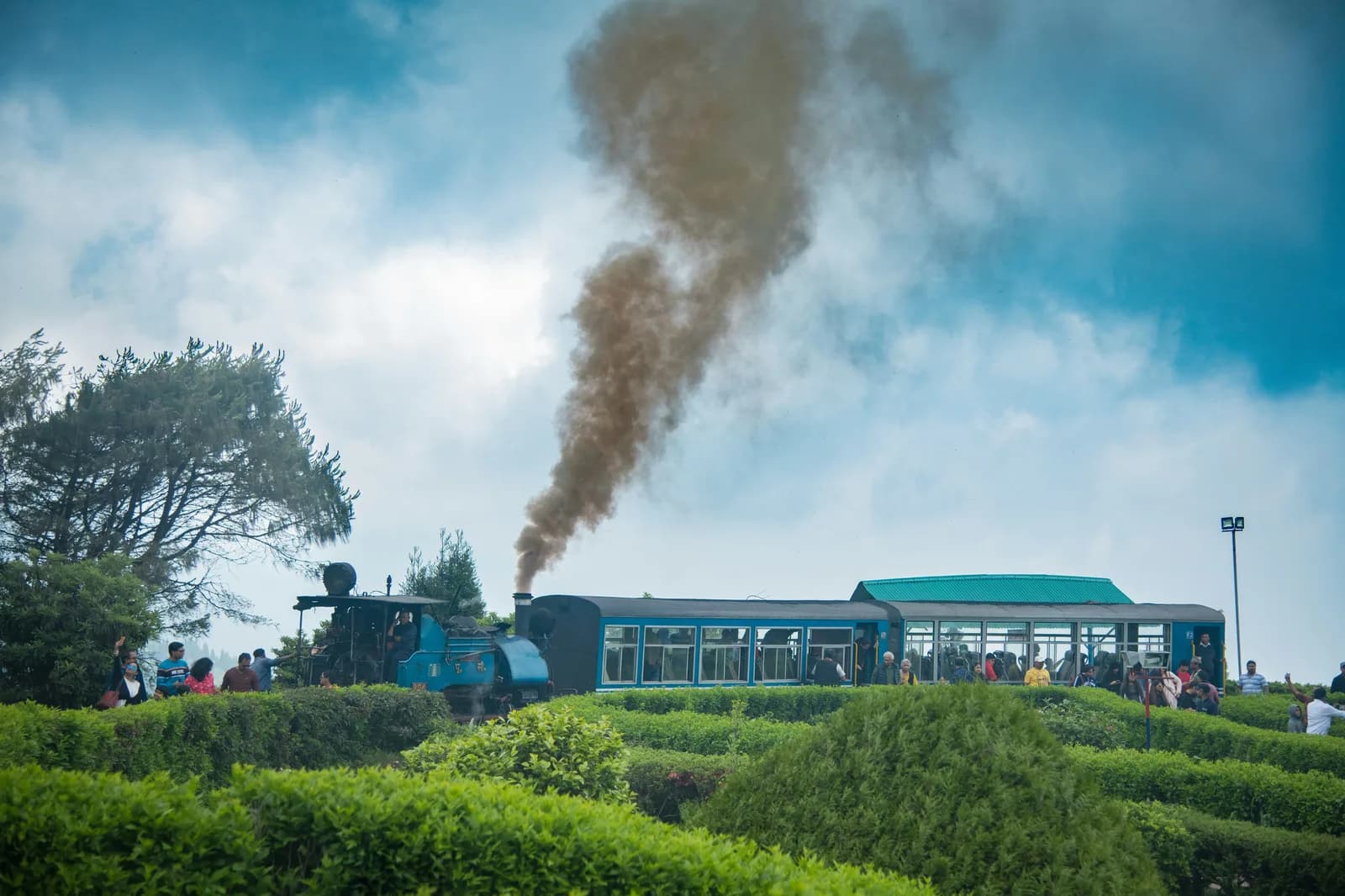 The Darjeeling Himalayan Railway's steam 'toy train', West Bengal