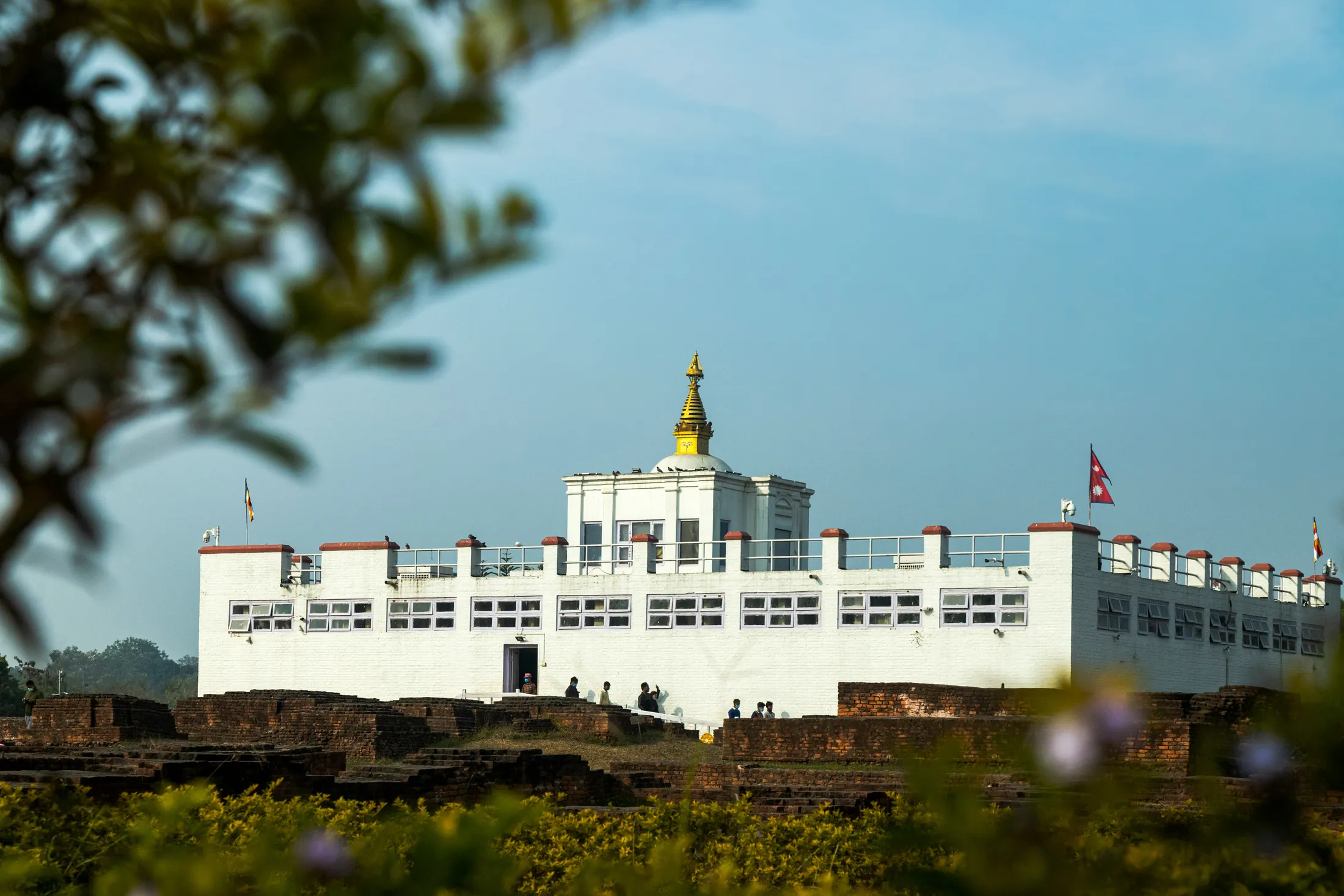 The Maya Devi Temple and ancient ruins, Lumbini, Nepal